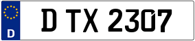 Truck License Plate